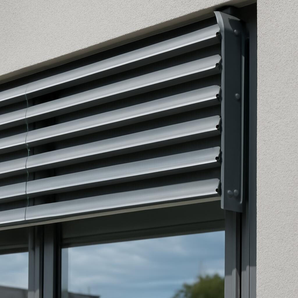 Brise-soleil fixe en façade : protection solaire passive