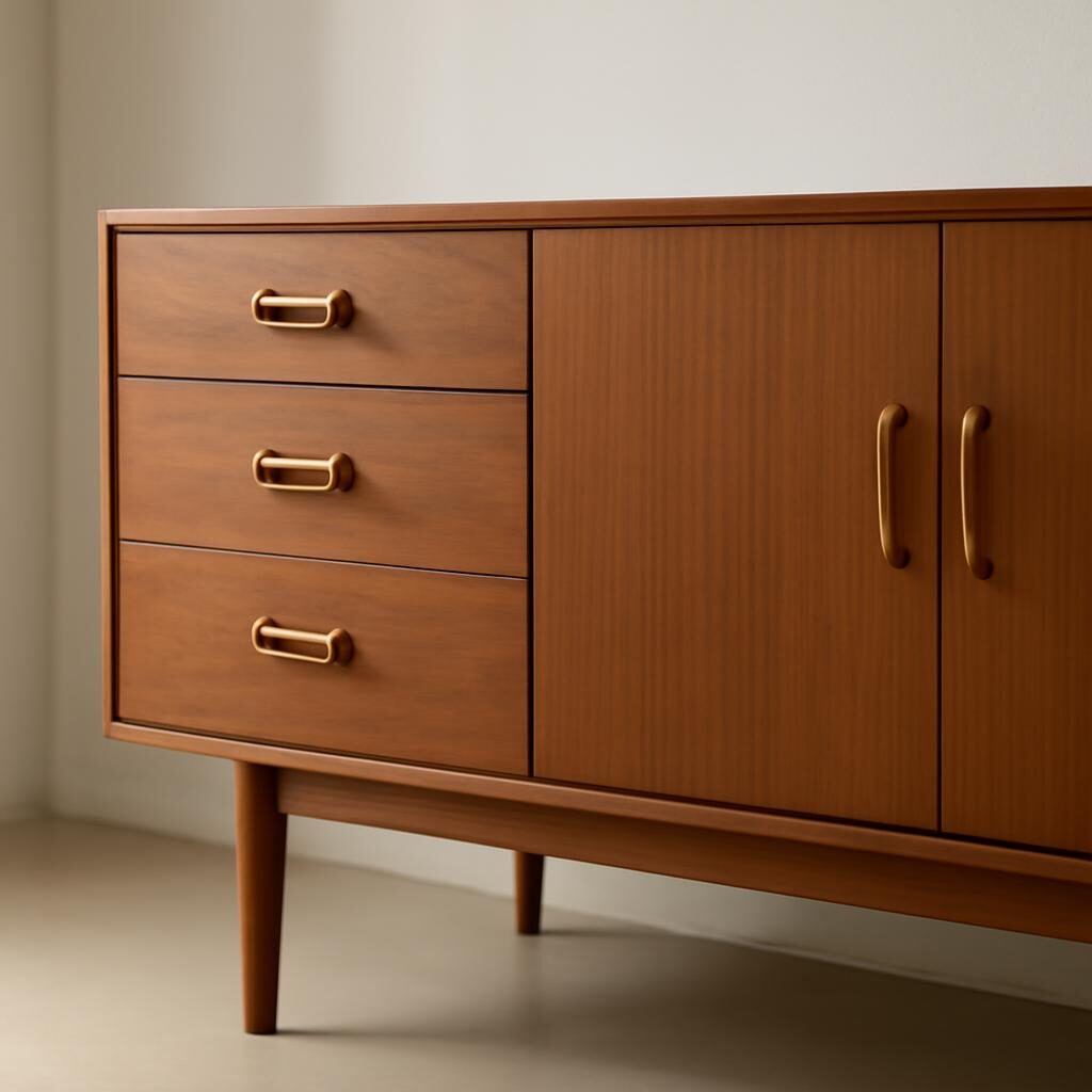 Buffet danois en teck mid-century